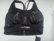 Top biustonosz sportowy Cardio Bunny Flame czarny M 38