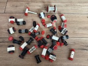 Lego mix oryginalnych starych kół vintage 330g