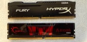 Ddr4 pamięć ram HyperX Fury G.Skill Aegis 32gb 2x16gb 2666MHz CL16