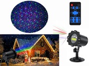 Projektor Laserowy Świąteczny Ogrodowy 3 Kolory Reflektor Lampa Laser EPIX