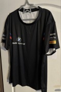 Czarny t-shirt męski marki BMW Motorrad
