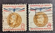 Champion of Liberty. 2 x 8 cent 
