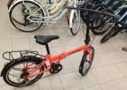 Czerwony składany rower 20"