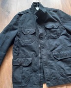 Kurtka militarna męska s czarna