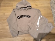 Komplet dresowy beżowy ciepły 