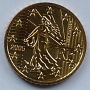 FRANCJA 2005 50 CENTÓW UNC !!!!!!!!!!