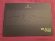2013 2014 Porsche 918 Spyder Modell in Daten Prospekt niemiecki 68 stron