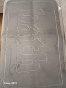 Mata dywanik antypoślizgowa szybkoschnąca miękka do łazienki  szara