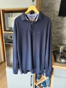 Męskie polo z długim rękawem Tommy Hilfiger L