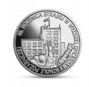 10 zł - 40. rocznica strajku w Wyższej Oficerskiej Szkole Pożarniczej