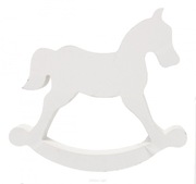 Konik drewniany na biegunach