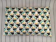 Poszewka bawełniana na poduszkę 50x60 tukany na białym