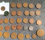 Zestaw 32 monety obiegowe Wielka Brytania Elizabeth każda inna 