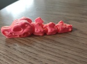 Flexi czaszka Neon pomarańczowo-żółty 