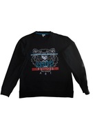 Kenzo Paris Tiger Sweatshirt – czarna bluza z haftem tygrysa, luksus