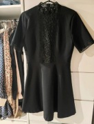 Elegancka sukienka ZARA xs czarny 