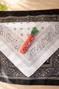 Duża bandana dla psa różne kolory + gryzak marchewka NOWE