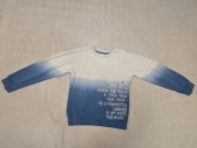 Szara niebieska bluza dresowa ombre Nutmeg 134 - 140