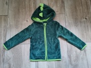 Bluza polarowa z kapturem na zamek, smok, r. 98/104