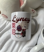 Kubek 330ml 2szt Lyney i Lynnette z anime gry Genshin Impact