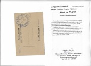 Formularz Poczty Polowej WP - Powstanie Warszawskie Atest.