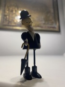 Figurka kolekcjonerska Profesor Filutek z lat 60