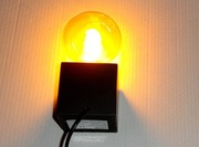 CALEX lampa w kształcie kostki z żółtą żarówką LED 4W -50%