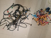 kable od zasilaczy komputerowych modułowych oraz kable do dysków sata 