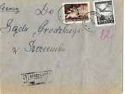 Dwie koperty nadane w Szczecinku 0 w 1948 roku