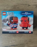 LEGO 40668 BrickHeadz - Figurki Kapitana Ameryki i Czerwonego Hulka