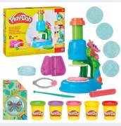 Play-Doh ciastolina Mikroskop świecący zestaw edukacyjny Hasbro G0494