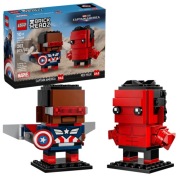 LEGO BrickHeadz 40668 Figurki Kapitana Ameryki i Czerwonego Hulka