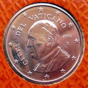 WATYKAN  2016 1 CENT UNC !!!!!!!!!!