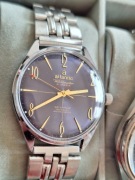 Atlantic Worldmaster granatowy na bransolecie niebieski 21jewels