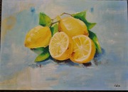 Cytryny obraz olejny 