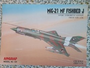 Model kartonowy Angraf Mig 21