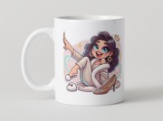 Kubek ceramika 330 ml "Bogini Elegancji" Idealny prezent Personalizacja