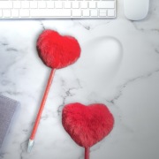 Prezent na walentynki - Długopis z wielkim sercem