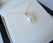 Perła South Sea 11mm morska 18karatowe złoto damski naszyjnik Walentynki