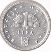 CHORWACJA 1 lipa 1993, KM# 3, AU, tekst chorwacki