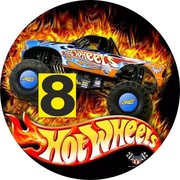 Pan Opłatek na tort - HOT WHEELS