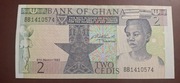 BANKNOT GHANA 2 CEDIS 1982 ROK RZADKI stan 1