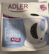 ADLER EUROPE CZAJNIK ELEKTRYCZNY MODEL AD03 MOC 900W 1L 230V 50HZ