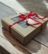 Box zestaw prezentowy miód herbata 