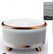 Dyfuzor Zapachowy Nawilżacz Powietrza LED Aromaterapia Olejki Biały