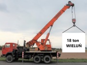 Dźwig WIELUŃ wynajem dźwigu Wieluń  505-484-266