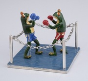 Żaby na ringu puzderko Keren Kopal Faberge Unikat