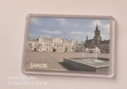 Magnes na lodówkę SANOK PAŁAC FONTANNA  Panorama miasta(11)