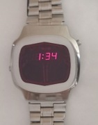 Męski zegarek Unitra-Warel LED model DW-2005 z 1978 r. + dodatkowa koperta