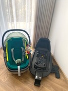Fotelik samochodowy Maxi Cosi Coral i-size od urodzenia z bazą FamilyFix 3